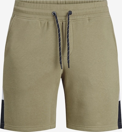 29-30 dydžio Kelnės iš JACK & JONES, spalva – tamsi smėlio / tamsiai mėlyna / balta, Prekių apžvalga