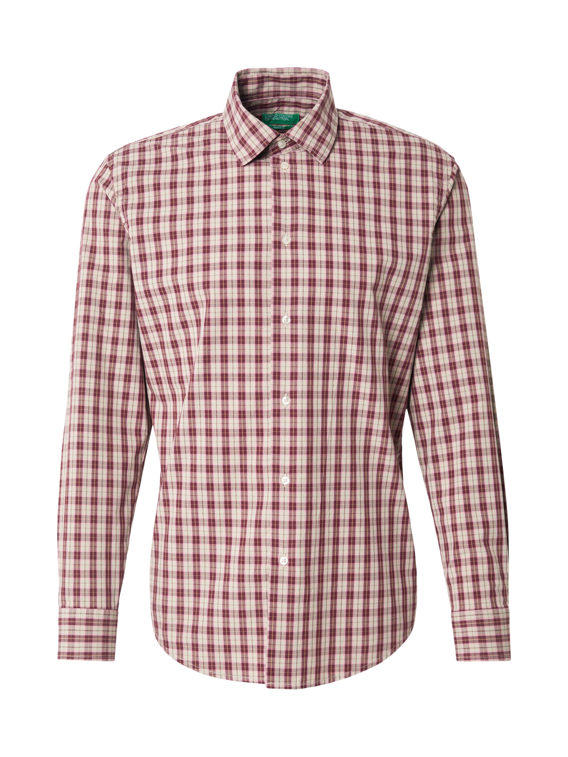 UNITED COLORS OF BENETTON Regular fit Πουκάμισο σε κόκκινο: μπροστά