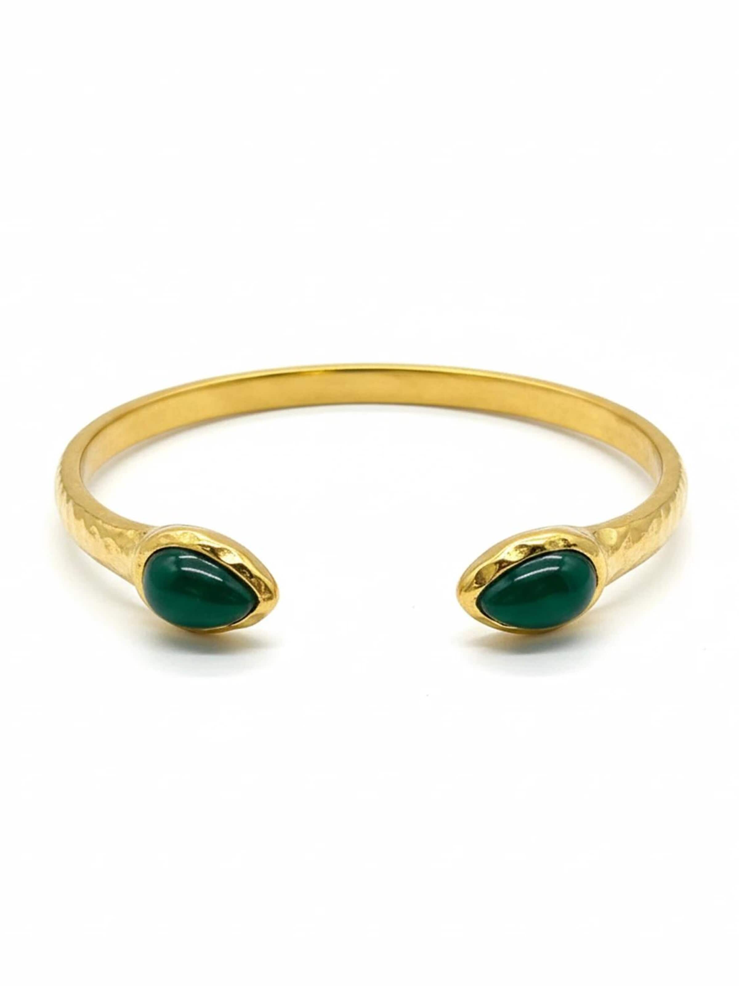 Bracelet 'Arco' ETNÉE en or : devant
