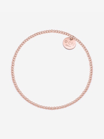 CLASSYANDFABULOUS Jewelry Armband 'CLASSYANDFABULOUS Beaded' in Gold: Vorderseite