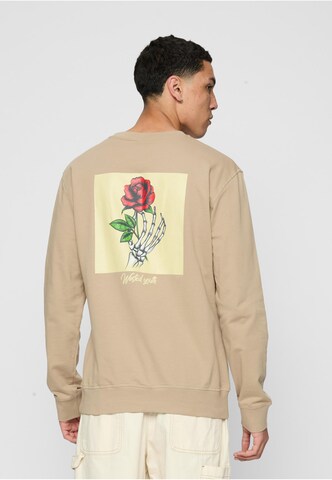 MT Men Sweatshirt 'Wasted Youth' in Beige