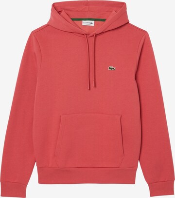 Sweat-shirt LACOSTE en rouge : devant