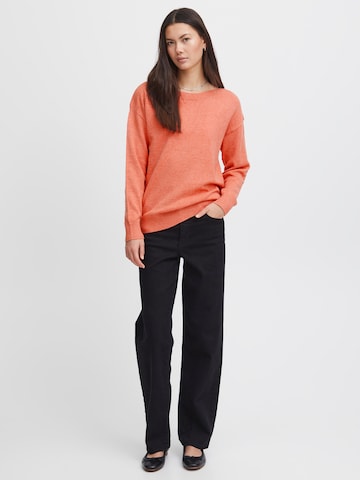 ICHI Sweater 'SELLA' in Orange