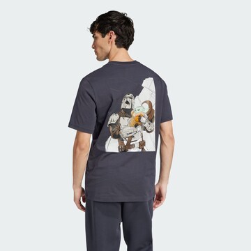 ADIDAS SPORTSWEAR Функциональная футболка 'Adidas X Star Wars The Mandalorian' в Серый: спереди