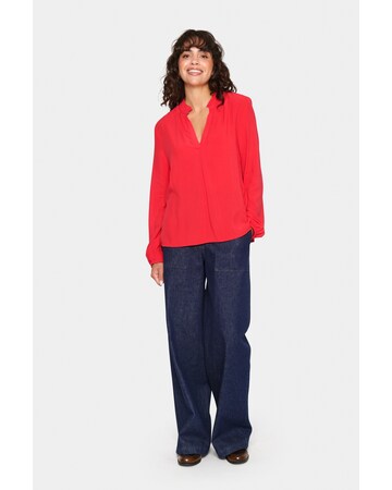 SAINT TROPEZ Bluse 'Eda' i rød
