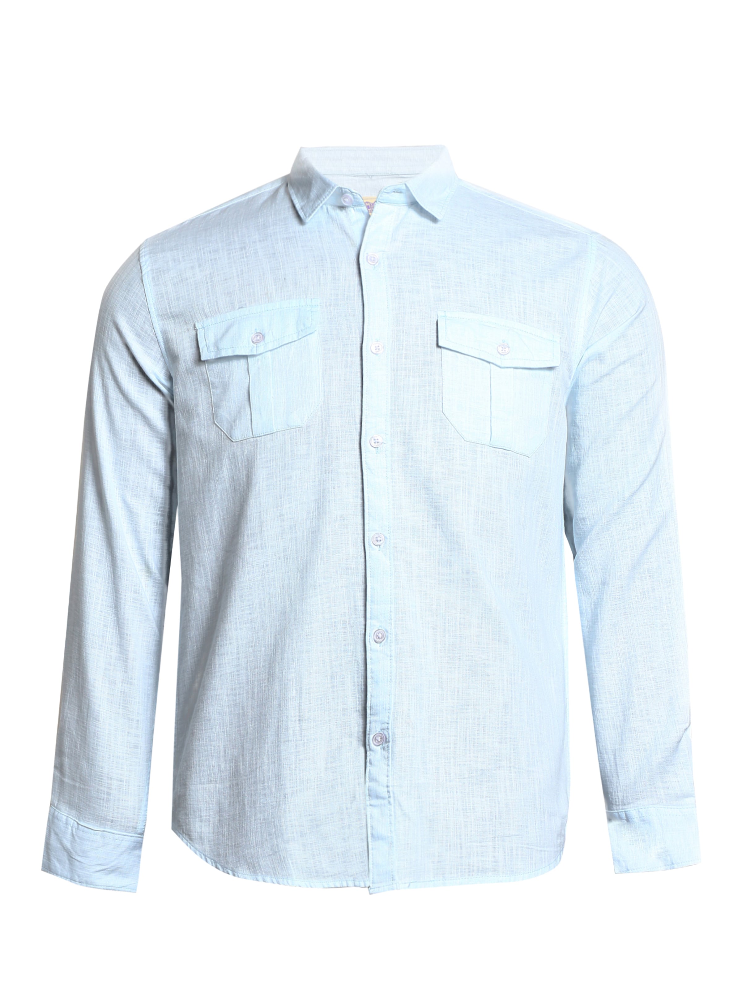 Campus Sutra Средняя посадка Рубашка ' Zeruiah ' в Синий: спереди