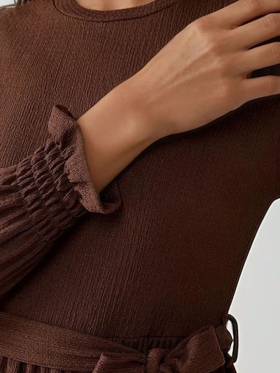 Hiccup Jurk in de kleur Bruin, Productweergave