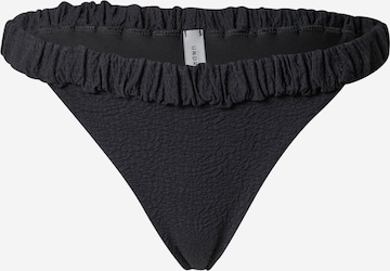 Undress Code Bikini Bottoms in Black: front
