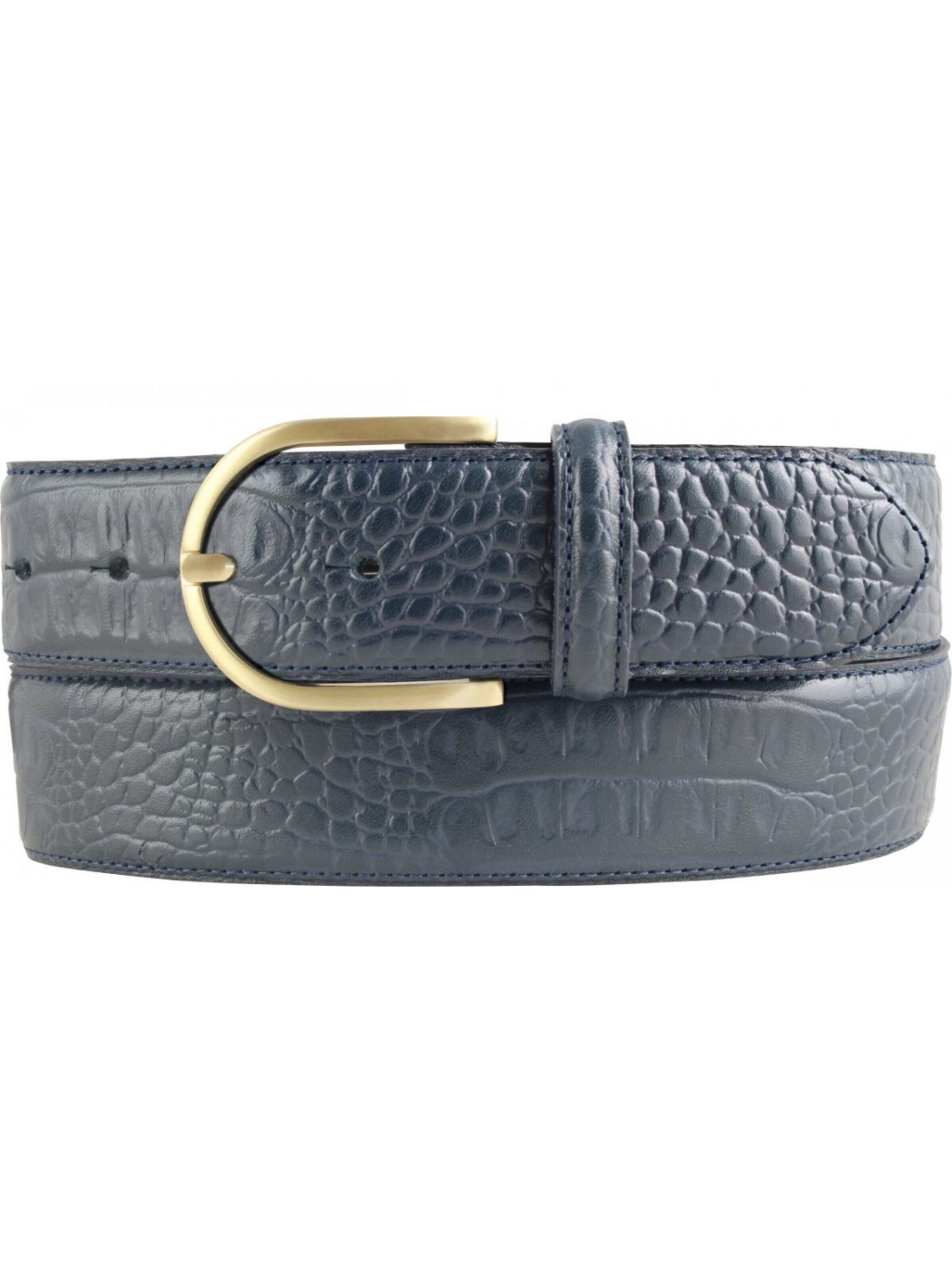 BELTINGER Gürtel 'Palermoi'‌‌‌‌‌‌ in Blau: Vorderseite