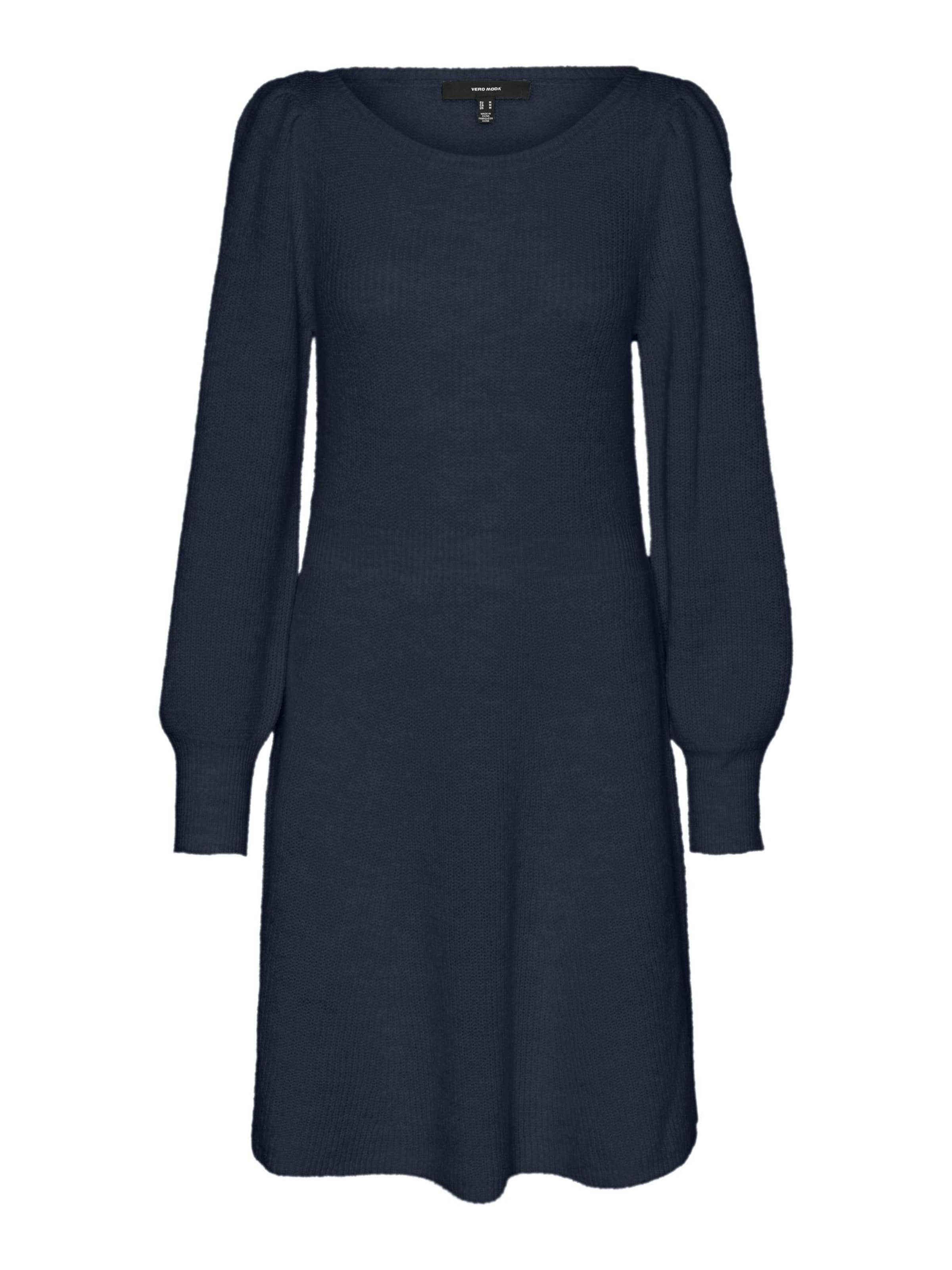 VERO MODA Strikkjole 'FLAVOUR' i blå: forside