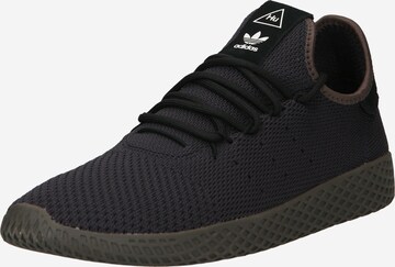 ADIDAS ORIGINALS Platform trainers 'Hu' in Black: front