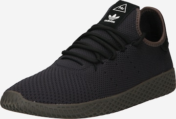 ADIDAS ORIGINALS - Zapatillas deportivas bajas 'Hu' en negro: frente