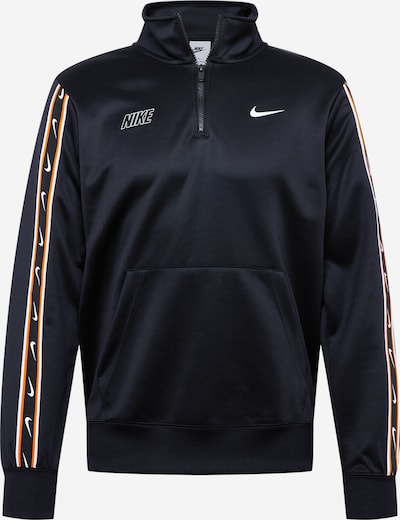 Bluză de molton 'REPEAT' Nike Sportswear pe portocaliu / negru / alb, Vizualizare produs