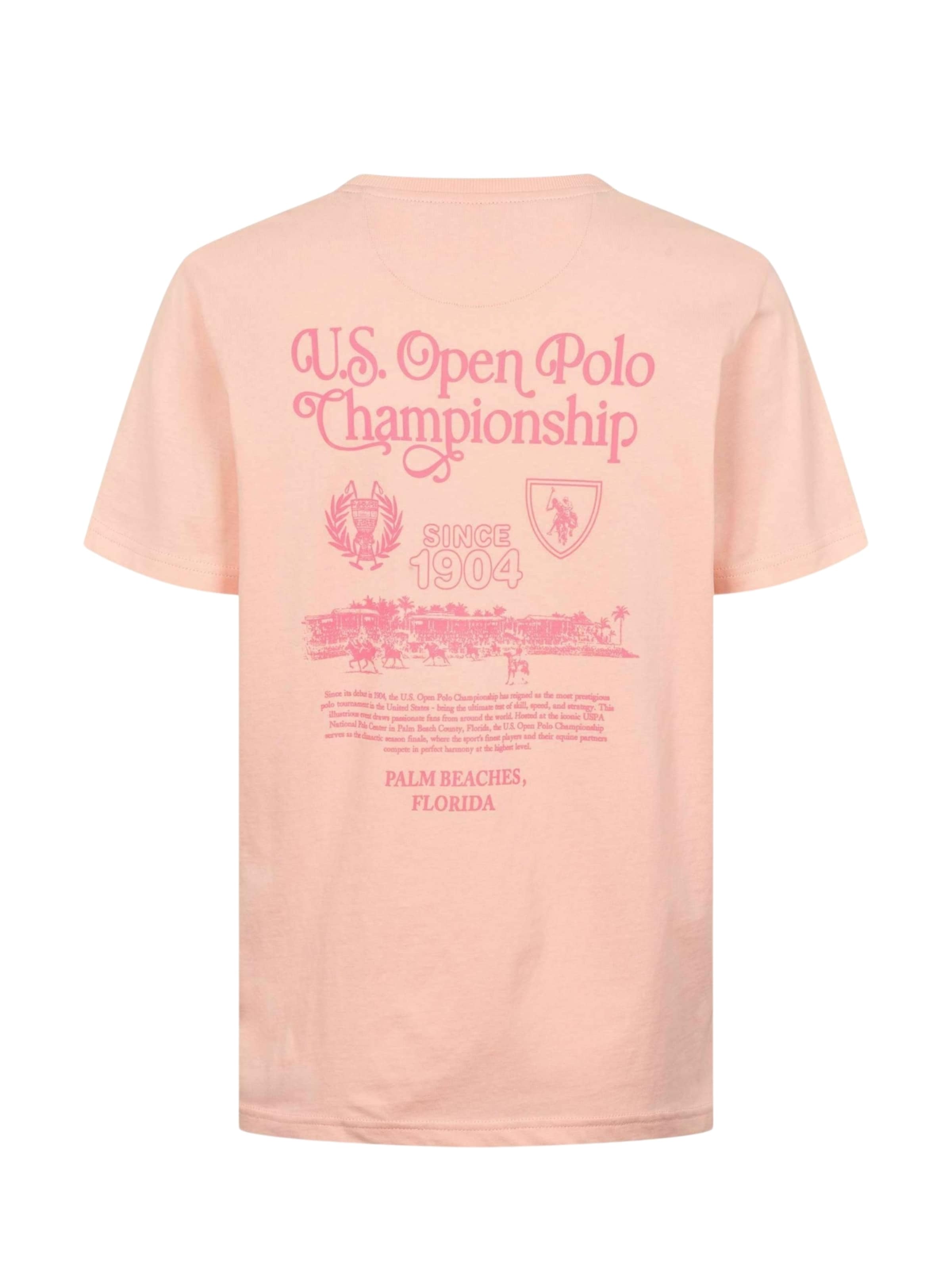 U.S. POLO ASSN. Top ' UWMisty ' w kolorze różowy