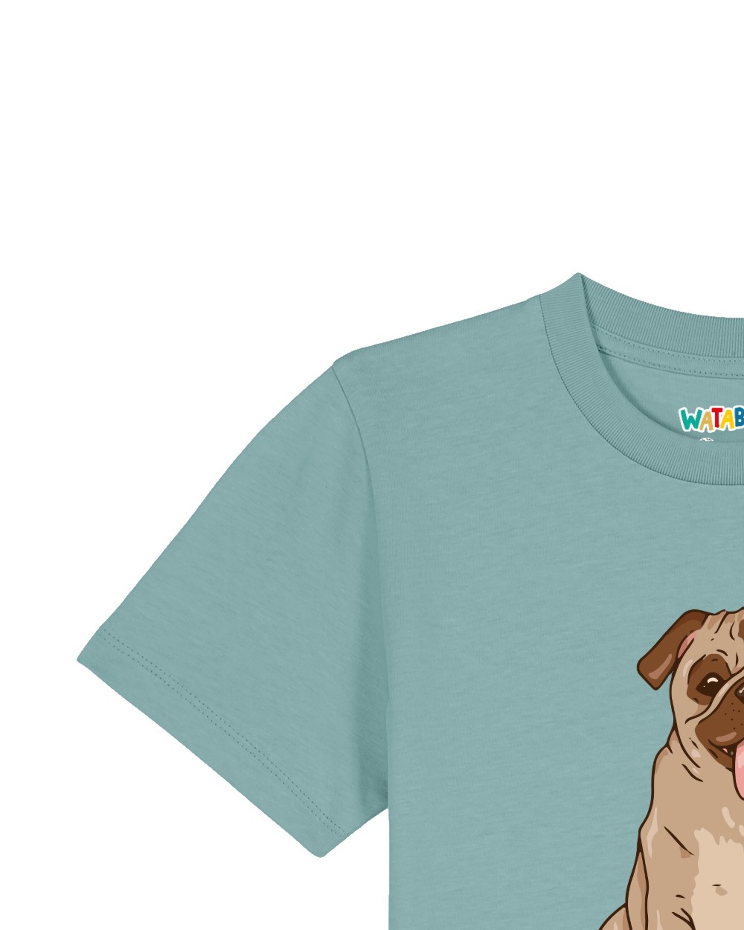 watabout.kids T-Shirt 'Mops' in Blau
