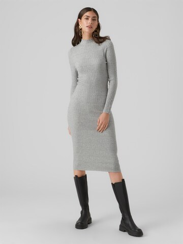 VERO MODA Kleid 'LUCKY' in Grau