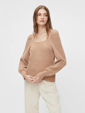 Y.A.S Sweater 'Dura' in Beige: front