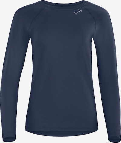 Winshape Functioneel shirt 'AET118LS' in de kleur Antraciet / Wit, Productweergave