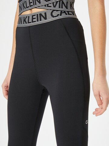 Calvin Klein Sport Skinny Spodnie w kolorze czarny