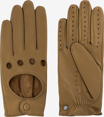 Roeckl Full Finger Gloves in Brown: front