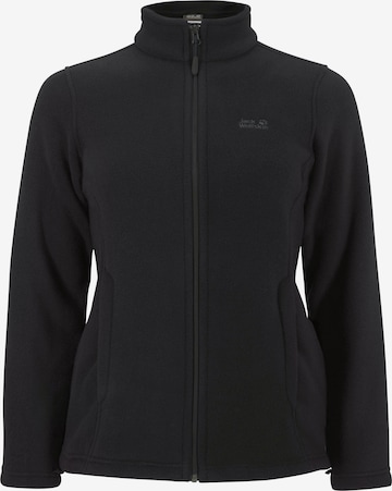 JACK WOLFSKIN Funktionsfleecejacke in Schwarz: predná strana