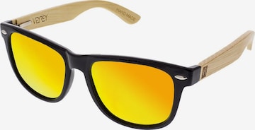 VEYREY Sonnenbrille 'Nerd' in Gelb: Vorderseite