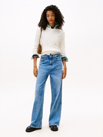 Pullover 'ESSENTIAL' di Tommy Jeans in bianco