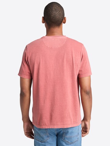 TIMBERLAND Футболка 'Garment ' в Красный