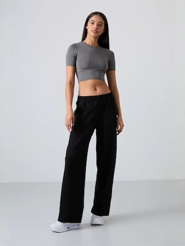 Tommy Life Wide leg Workout Pants in Black