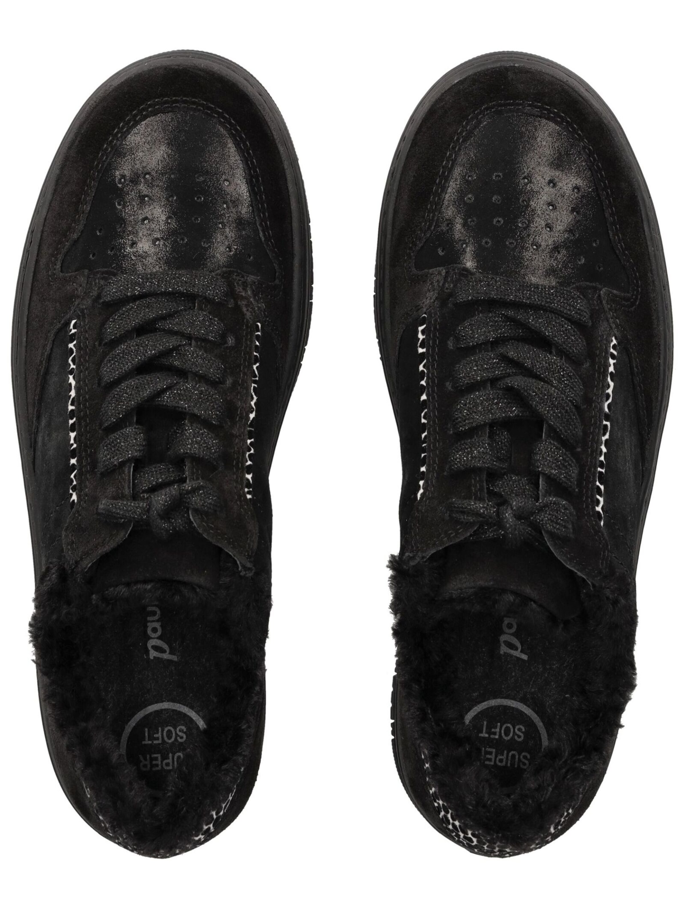 Paul Green Sneakers laag in Zwart