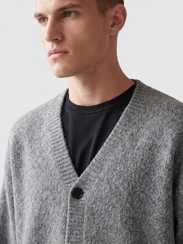 TRAPP Knit Cardigan in Grey