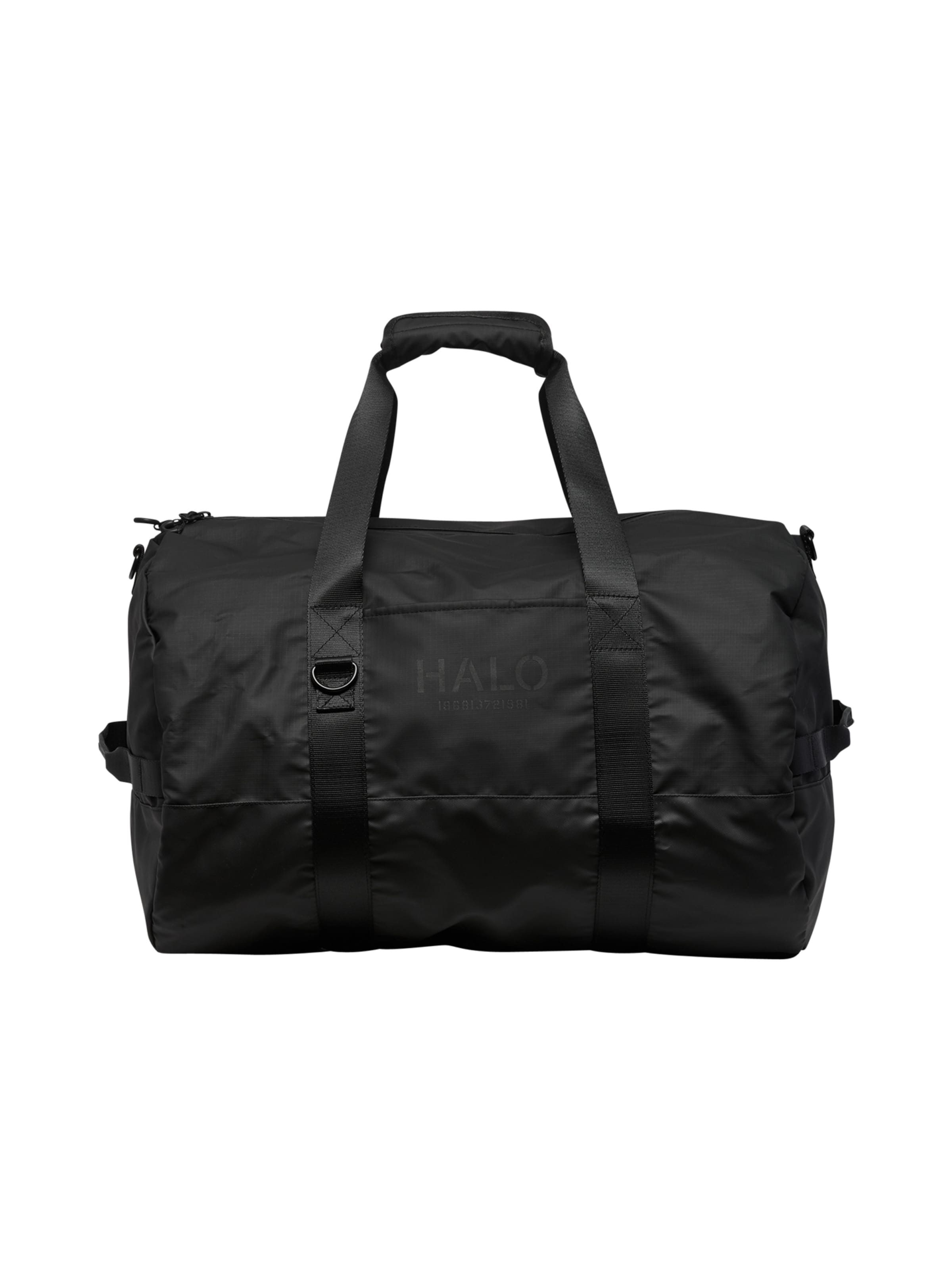 HALO Weekendtas in Zwart: voorkant