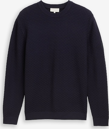 TOM TAILOR Sweater in Blue: front