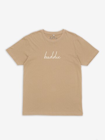 ABOUT YOU DROP Shirt 'Baddie' in Beige: voorkant