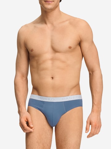 Hanro Slip ' Cotton Essentials ' in Blauw: voorkant