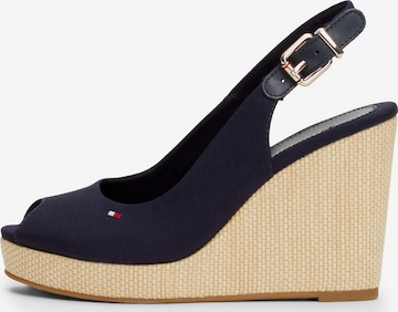 Sandales 'Elena' TOMMY HILFIGER en bleu : devant