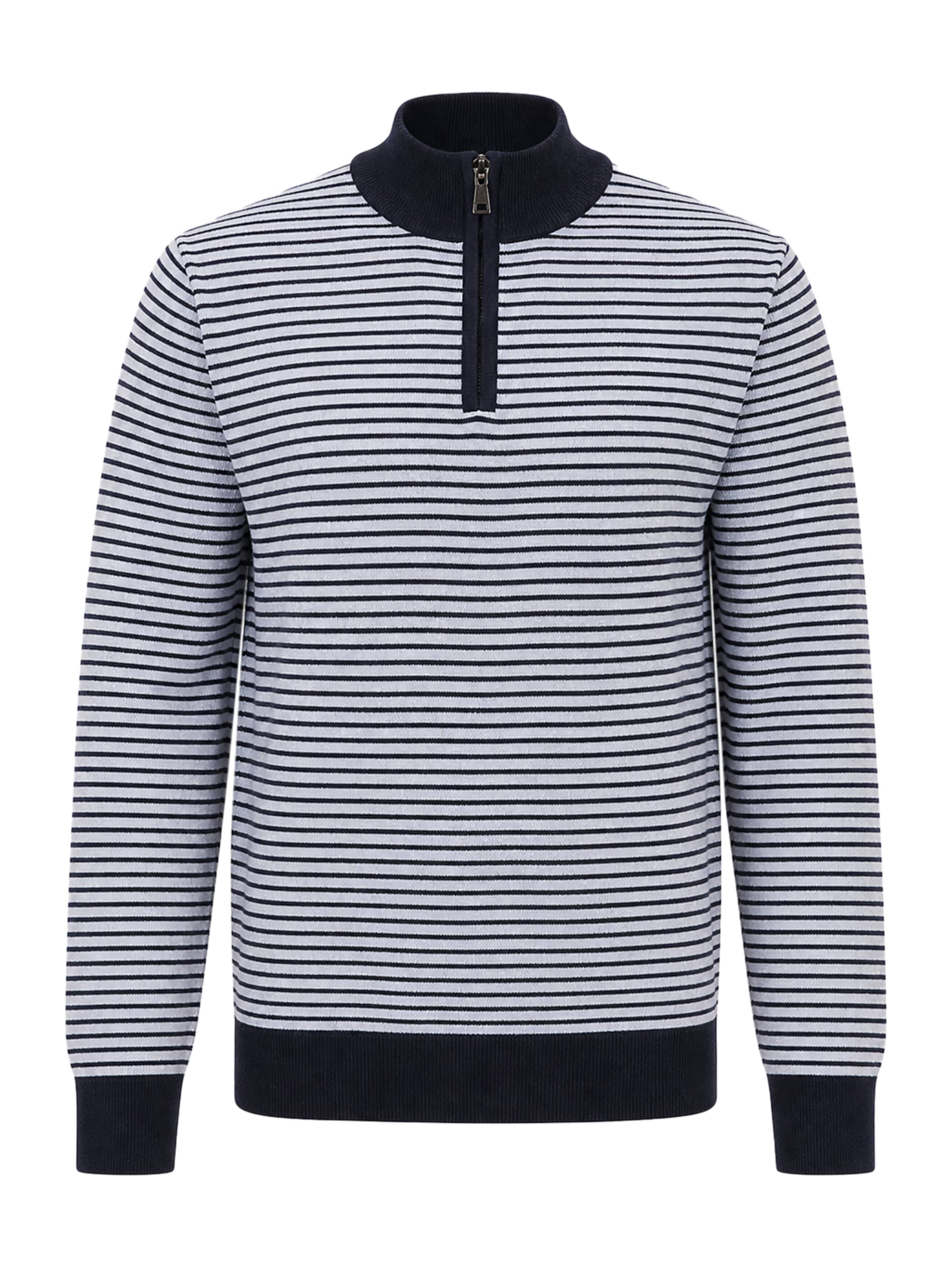 BRAVE SOUL Pullover in Schwarz: Vorderseite