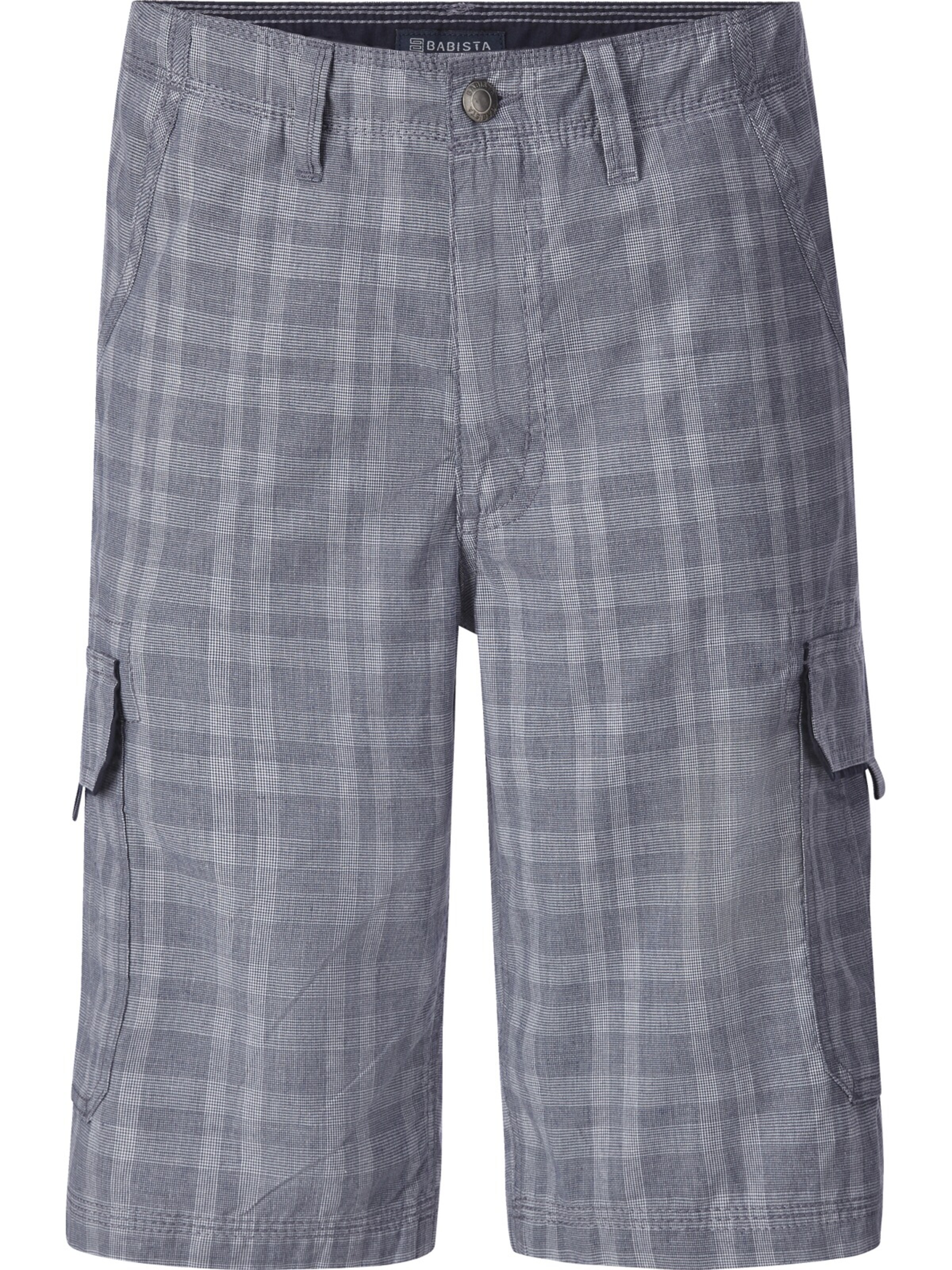 BABISTA Regular Cargo Pants 'Celvento' in Grey: front