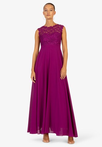 Robe de soirée Kraimod en violet : devant