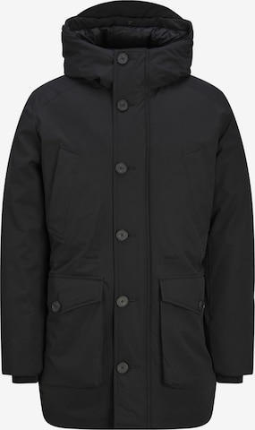 JACK & JONES Funktionsjacke in Schwarz: Vorderseite