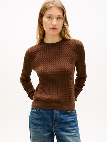 TOMMY HILFIGER Pullover in Braun: Vorderseite