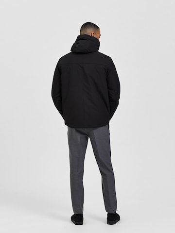 SELECTED HOMME Between-Season Jacket 'ATLAS' in Black