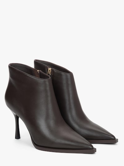 Estro Bottines '690-801' en brun foncé, Vue avec produit