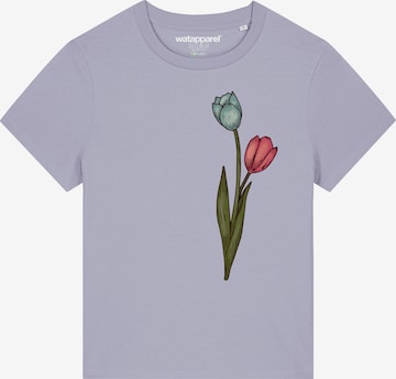 Watapparel Shirt in Lila: voorkant