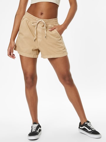 GAP Regular Broek in Beige: voorkant