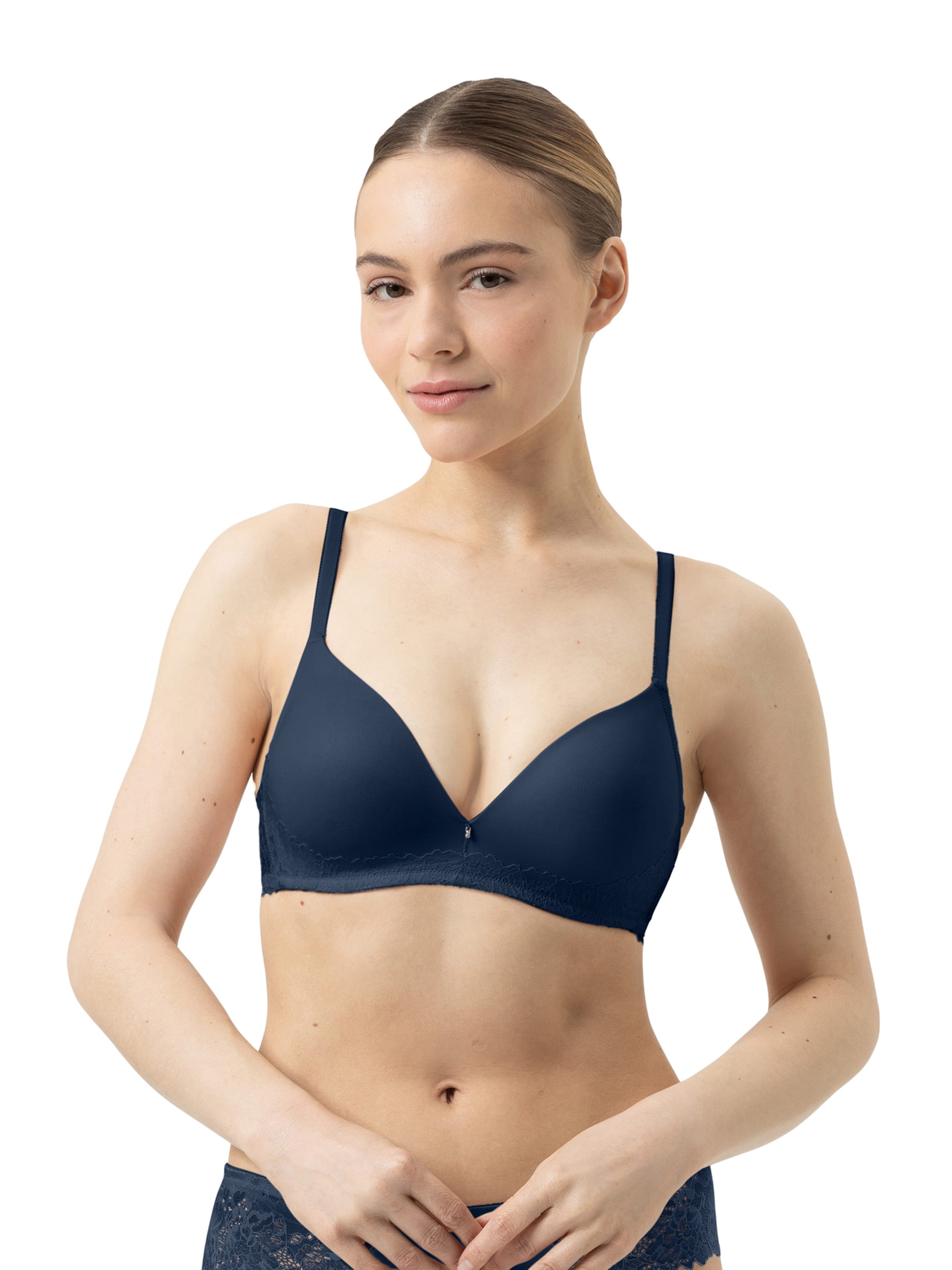 Invisible Soutien-gorge Mey en bleu : devant