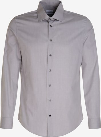 SEIDENSTICKER Slim fit Business Shirt in Grey: front