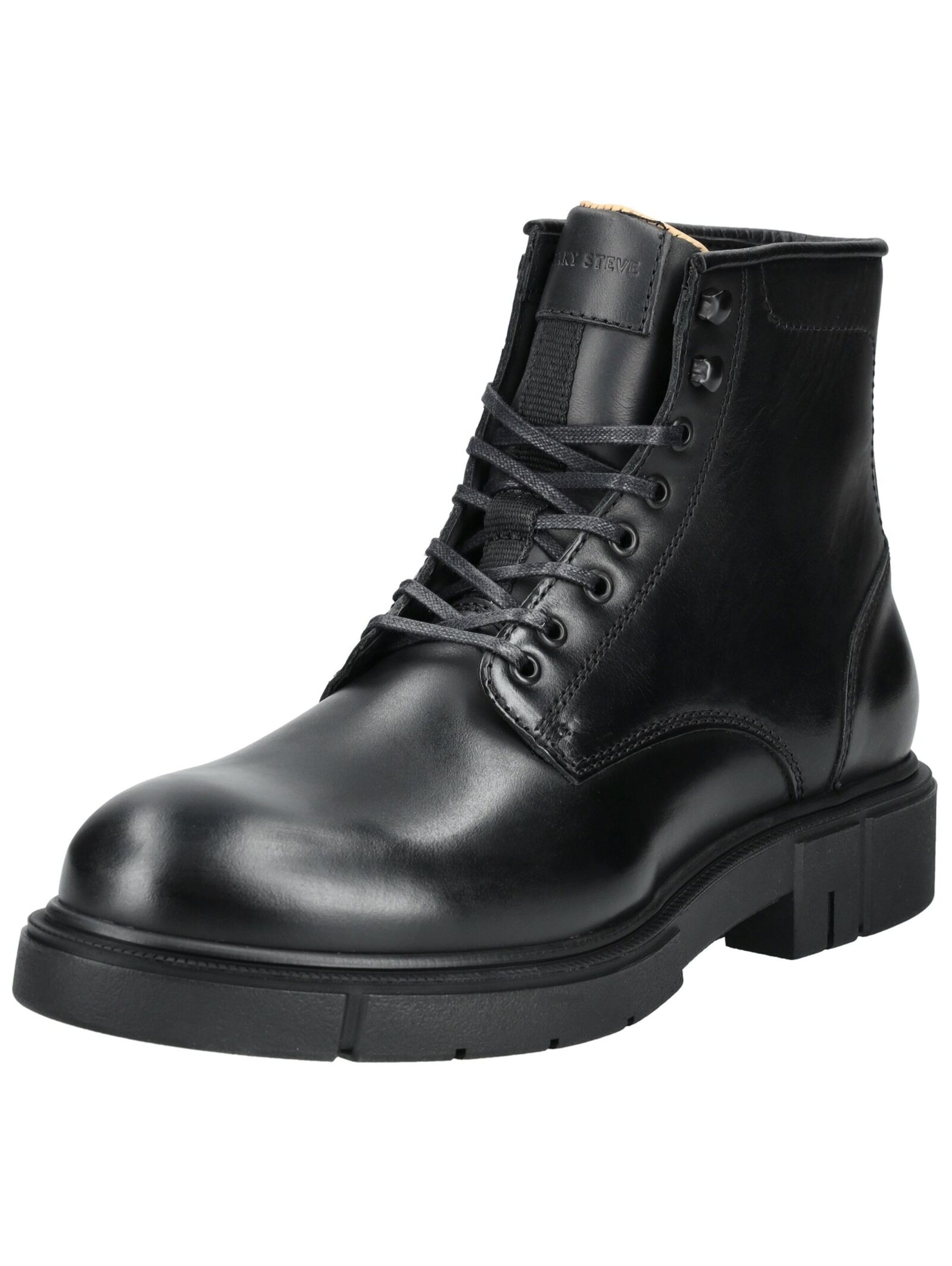 Bottines à lacets Sneaky Steve en noir : devant