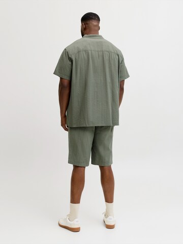 Jack & Jones Plus Regular Панталон 'JPSTJAIDEN TYSON' в зелено