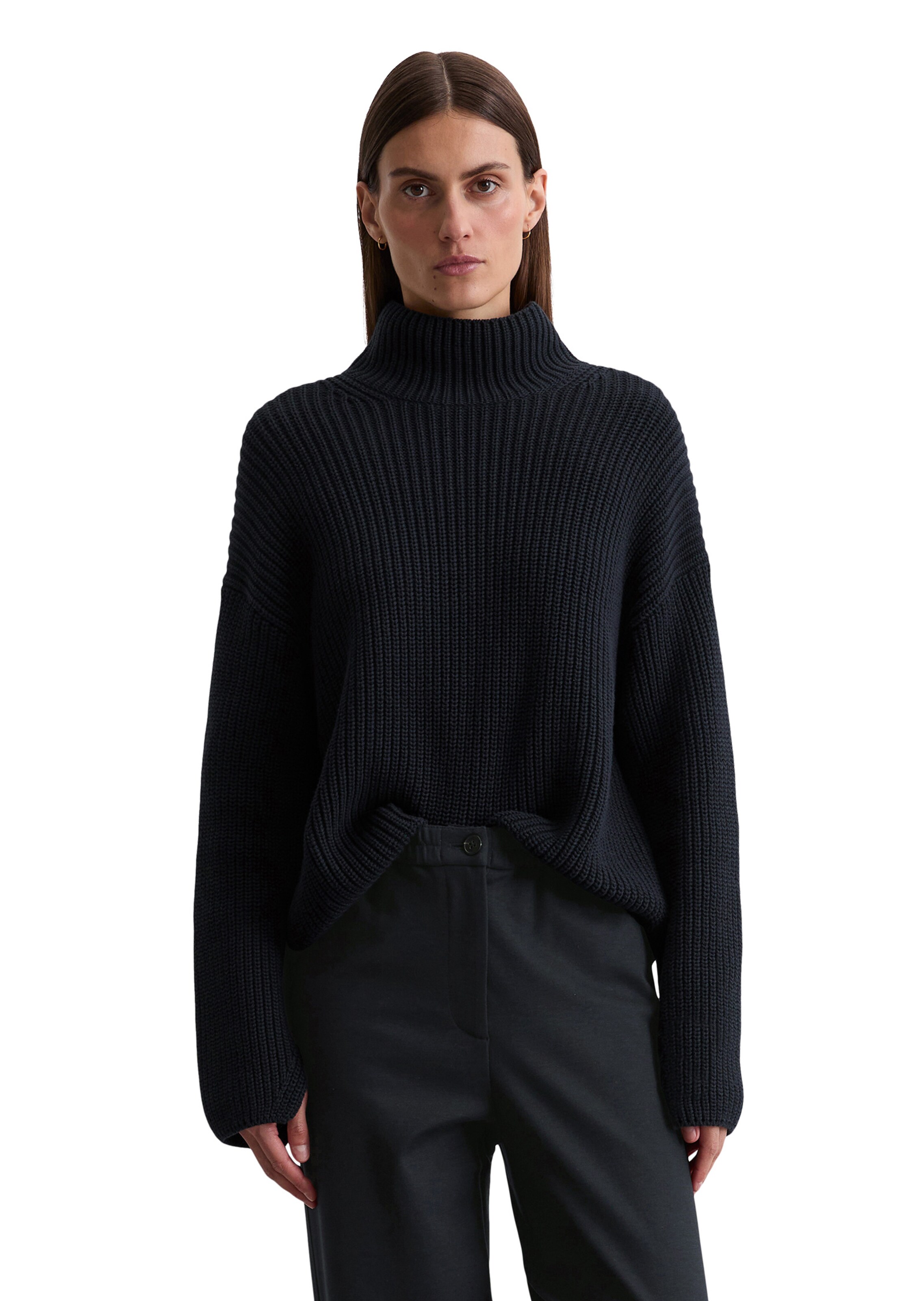 Marc O'Polo Pullover in Schwarz: Vorderseite
